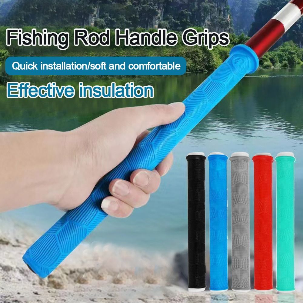 Fishing Rod Repair Kit - Siliconen hengelhandvatwikkeling Antislip Universele antislip handgreepafdekking