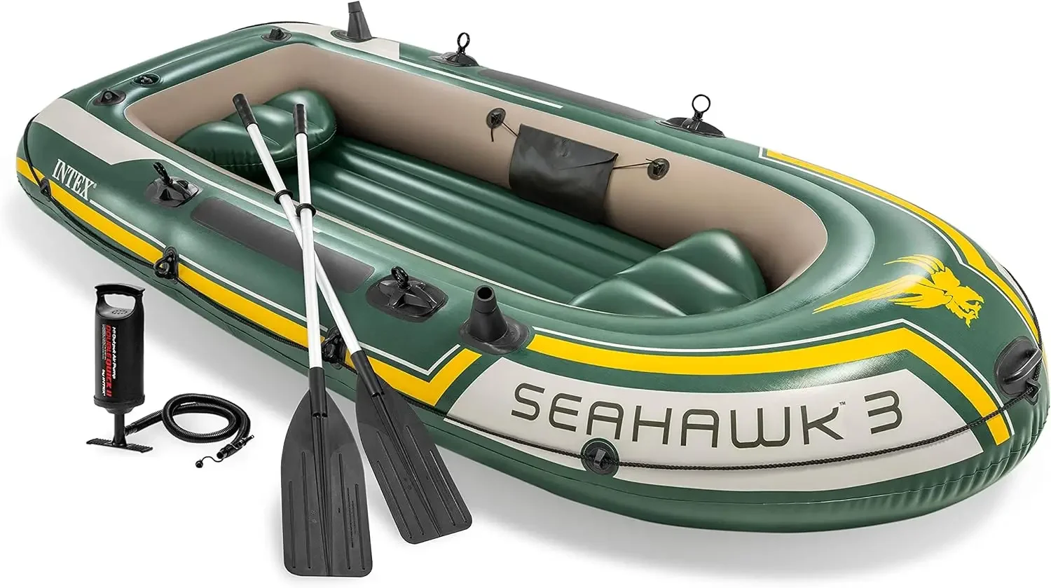 Fishing Rod Boat - INTEX 66332EP Seahawk 2 opblaasbare bootset: