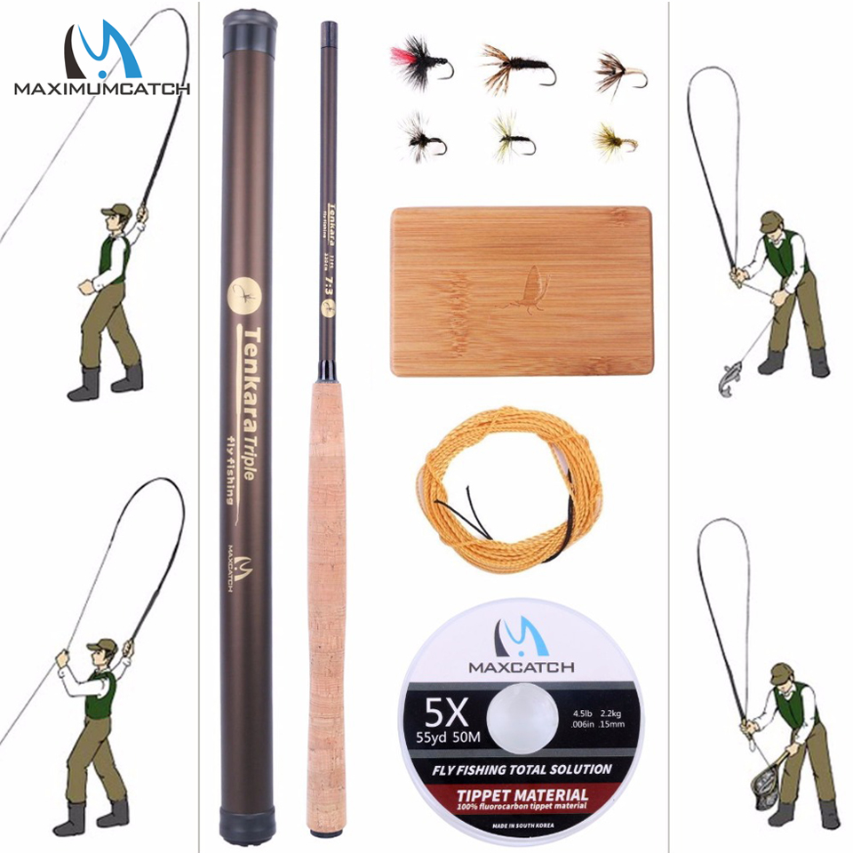 Fishing Rod Case - Maximumcatch 9-13FT V-Tenkara Staaf Outfit IM10/36T