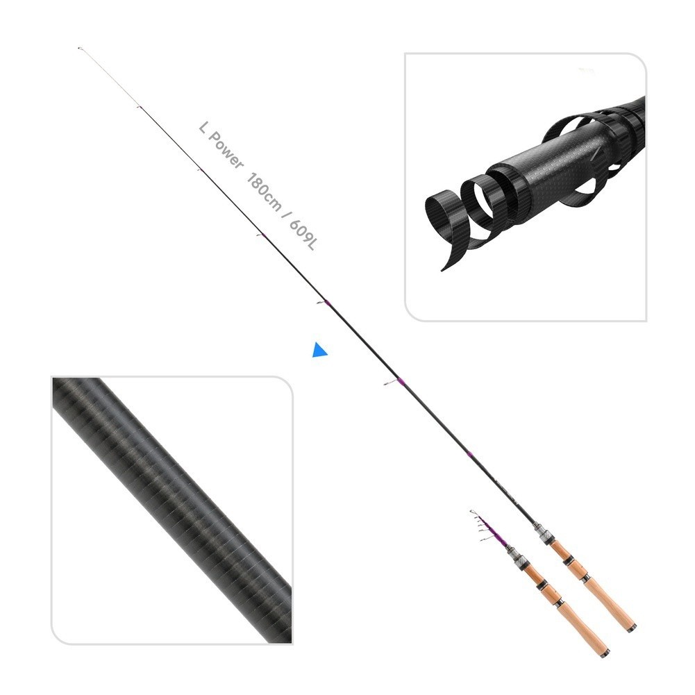 Fishing Rod Carbon Fiber - 1.8M Voor BFS Dedicated L Action