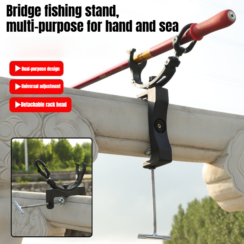 Fishing Rod Boat - 360 ° Draaibaar, verstelbaar, robuust hengelrek,