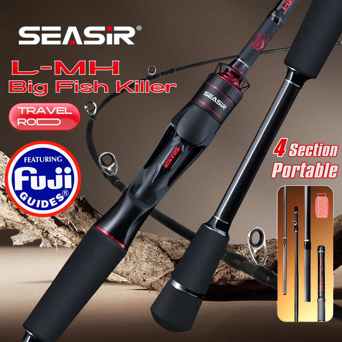 Seasir Salminus XF M/MH Spinin - Fishing Rod Surf recensie en prijs
