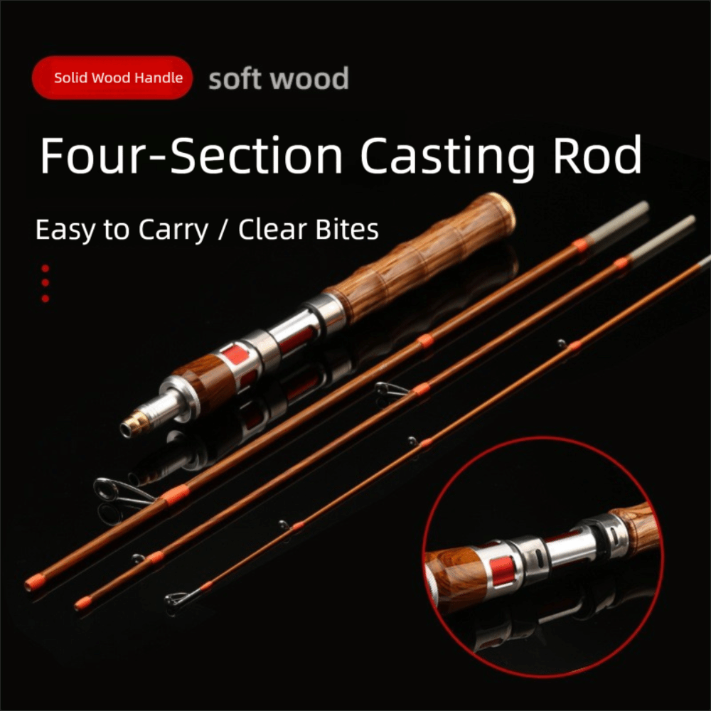 4-delige draaiende hengel Spin - Fishing Rod Carbon Fiber recensie en prijs