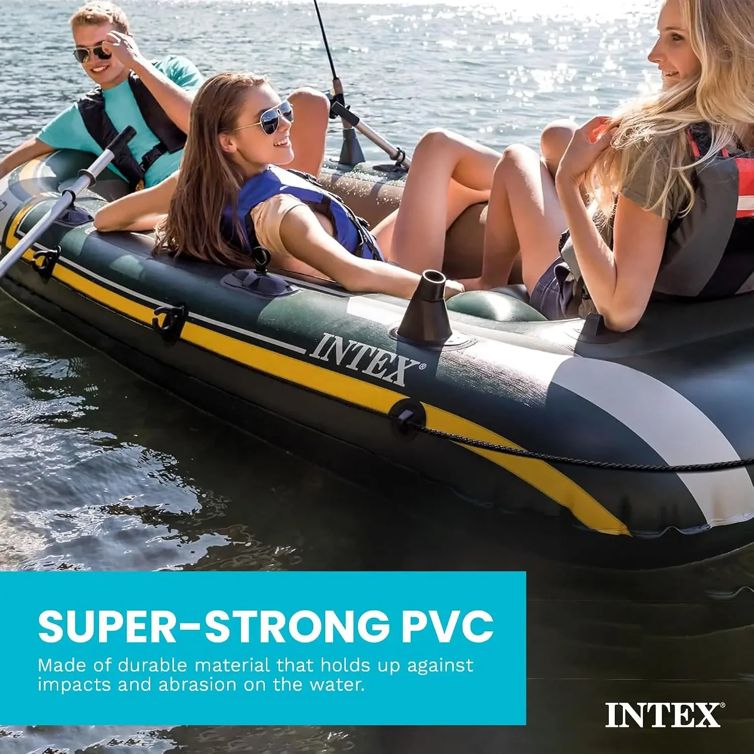 INTEX 66332EP Seahawk 2 opblaa - Fishing Rod Boat recensie en prijs